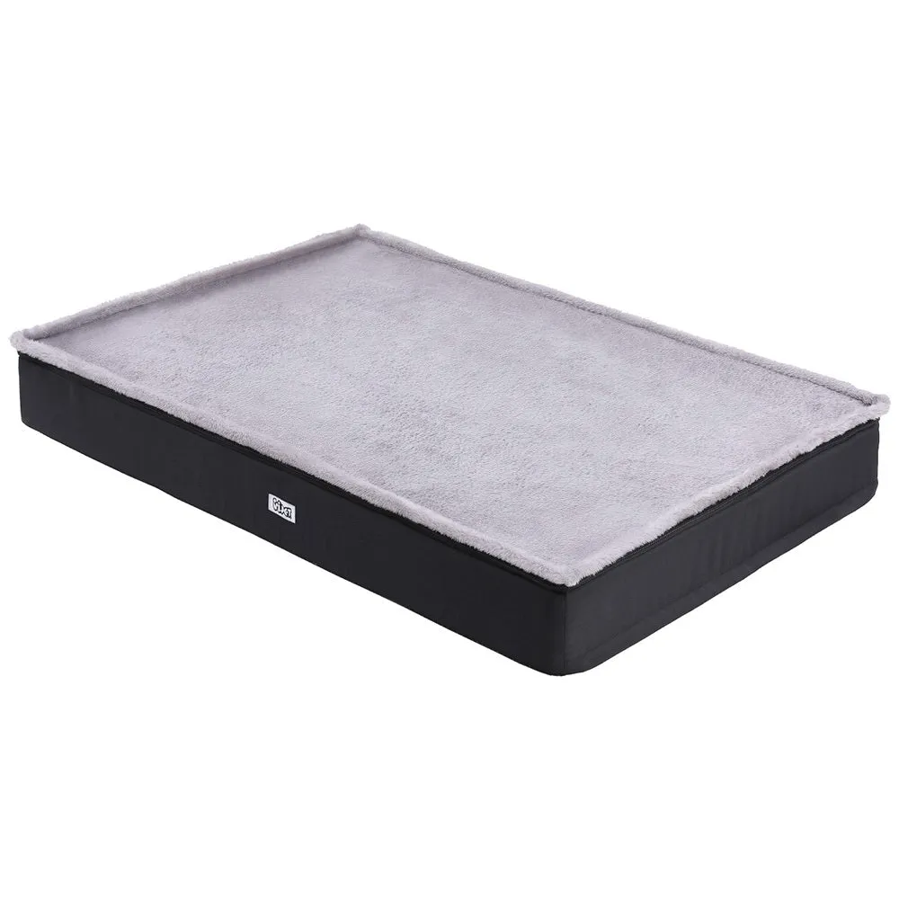 105CM Calming Pet Bed with Washable Cover - Grey