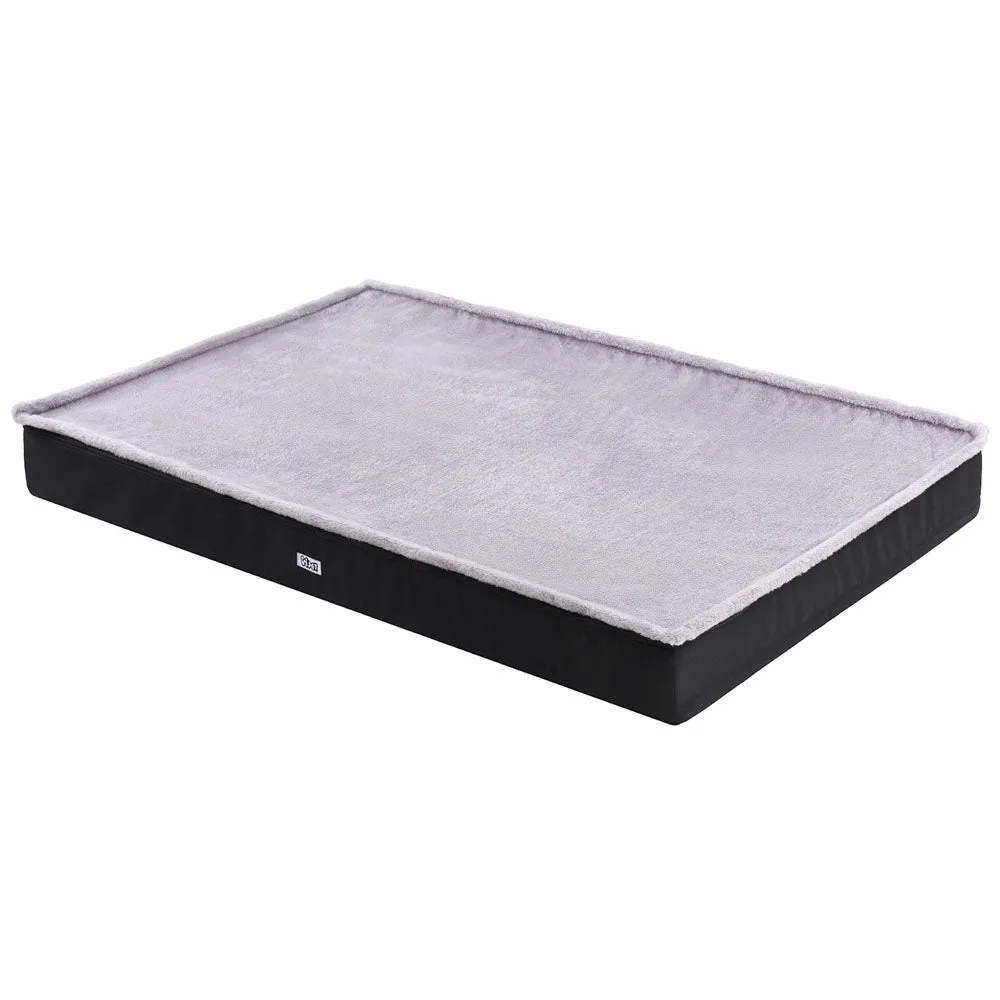 120CM Calming Pet Bed with Washable Cover - Grey