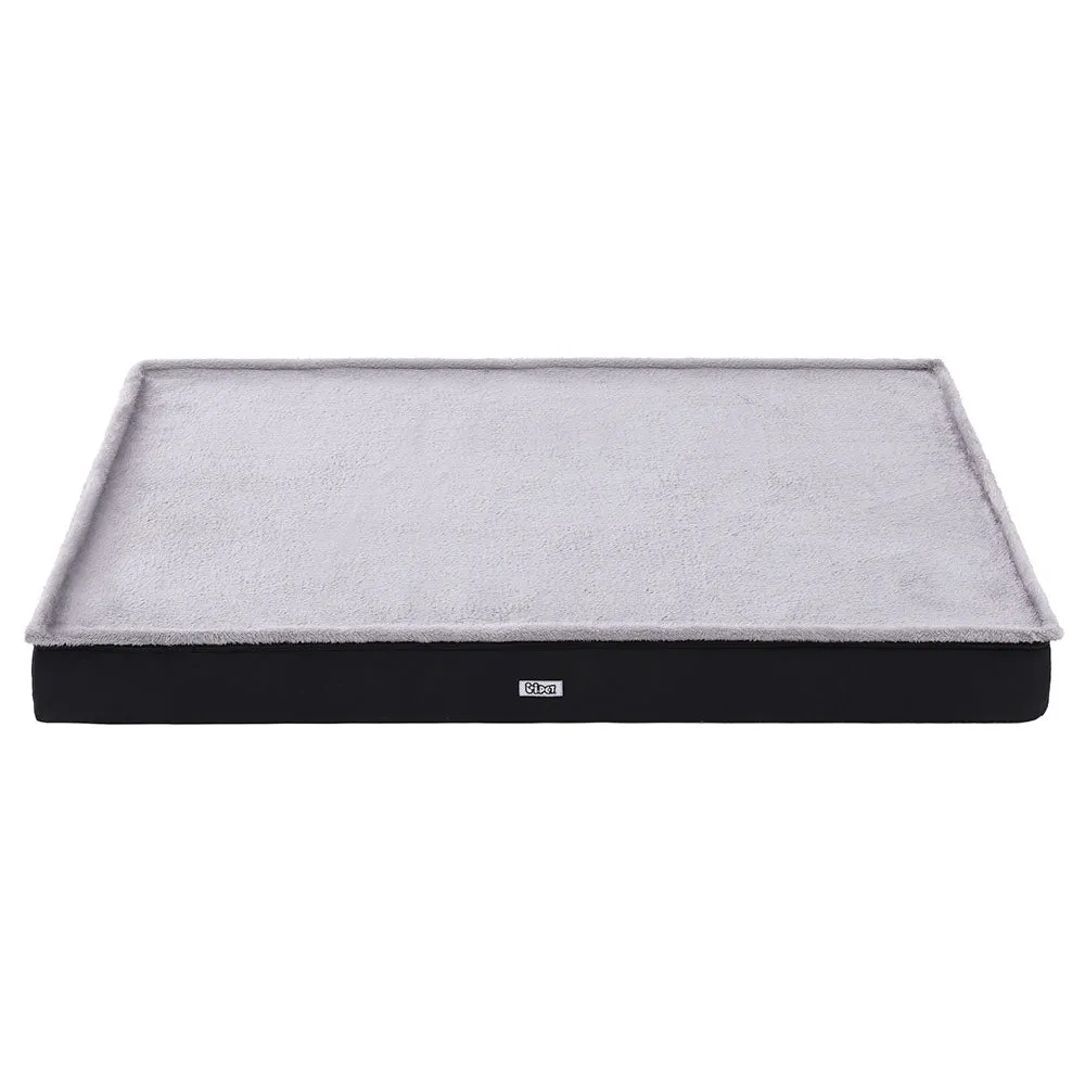 120CM Calming Pet Bed with Washable Cover - Grey