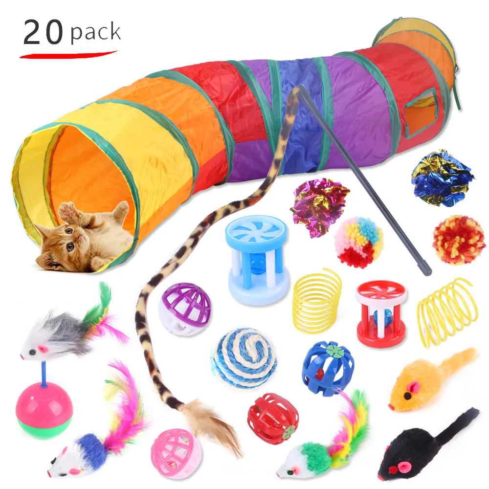 20 Pack Funny Cat Interactive Combination Toys