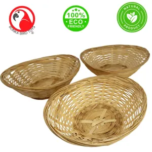 2280 Pack 3 Bamboo 9-Inch Baskets