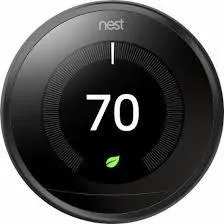 3rd Gen Nest Learning Thermostat - Black