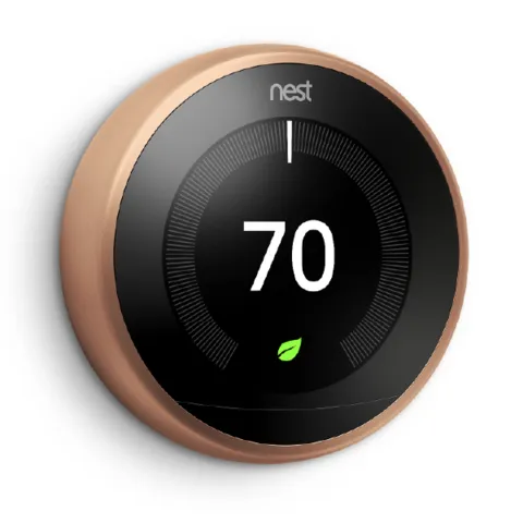 3rd Gen Nest Learning Thermostat - Copper