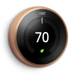 3rd Gen Nest Learning Thermostat - Copper