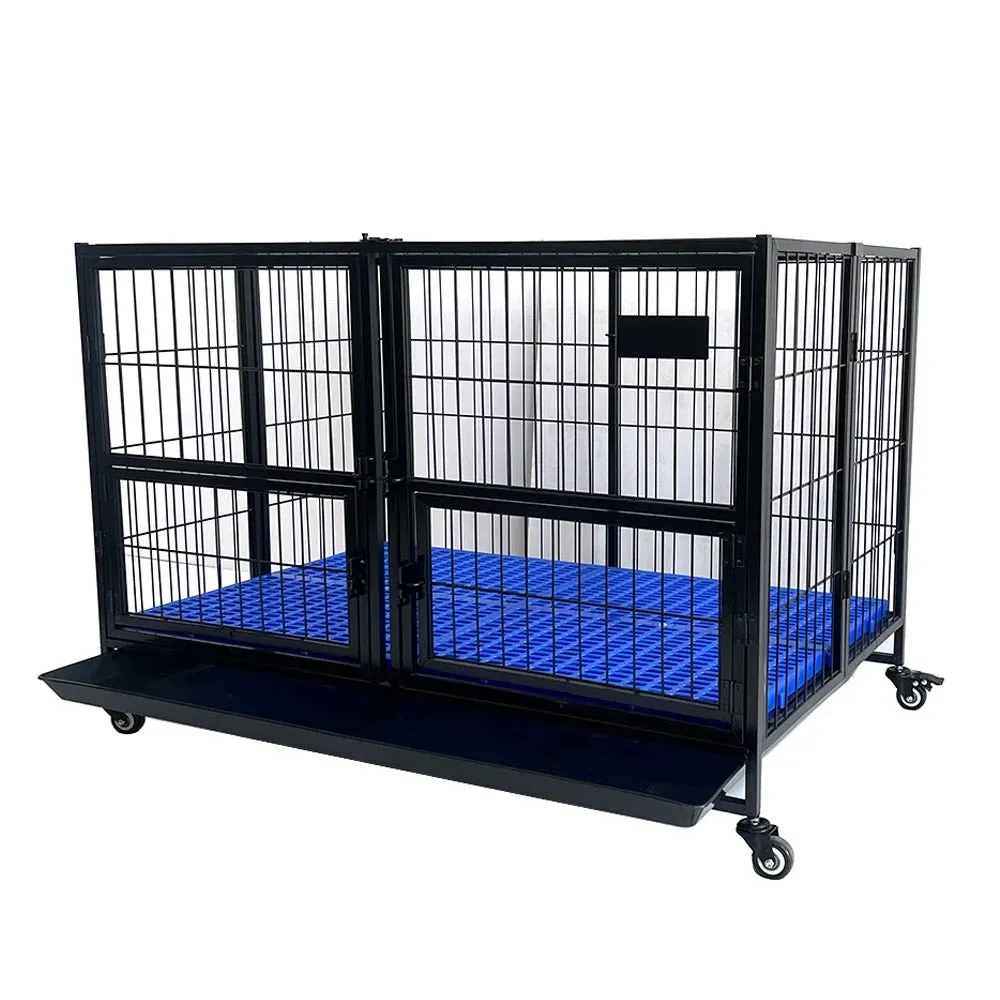 Carbon Steel Square tube   Wire Crate on wheels