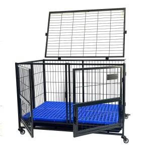 Carbon Steel Square tube   Wire Crate on wheels