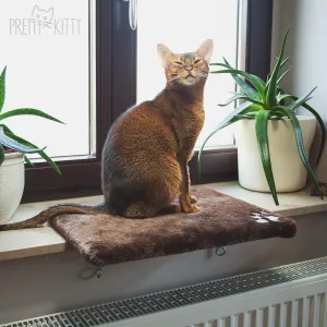 Cat Window Bed: Cozy Window Cat Bed For The Window Sill  125x16in Washable