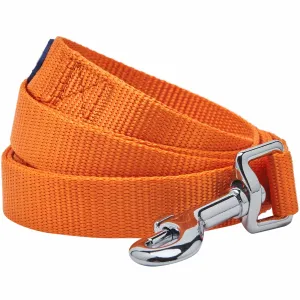 Classic Solid Color Dog Leash, Orange