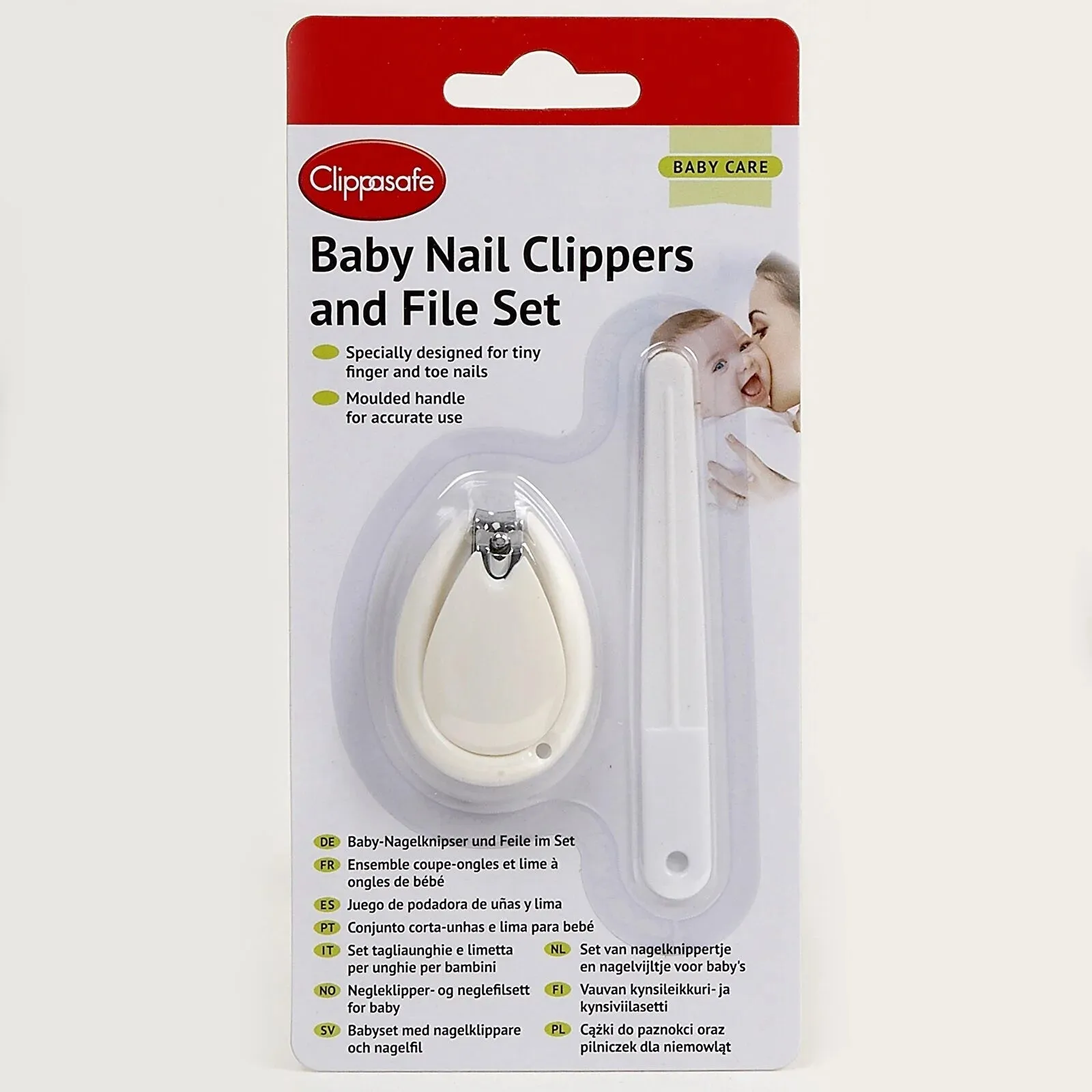 Clippasafe Nail Clippers & File Set