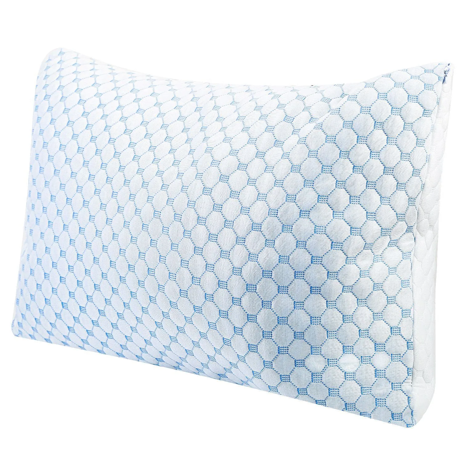 Cooling Memory Foam Pillow Ventilated with Cooling Gel Infused Memory Foam