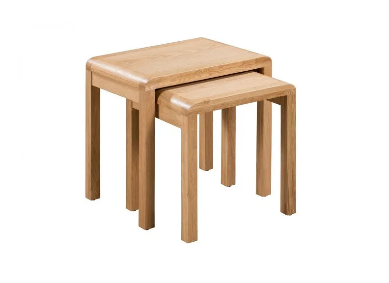 Curve Oak Table Nest