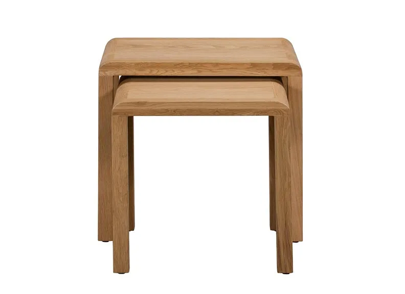 Curve Oak Table Nest