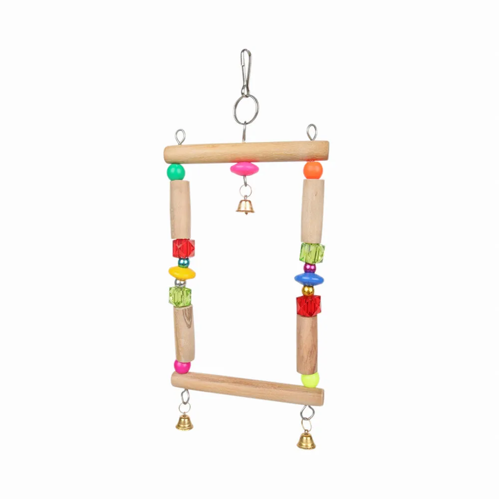 Dear Pet Swing Toy with a Bell for Birds