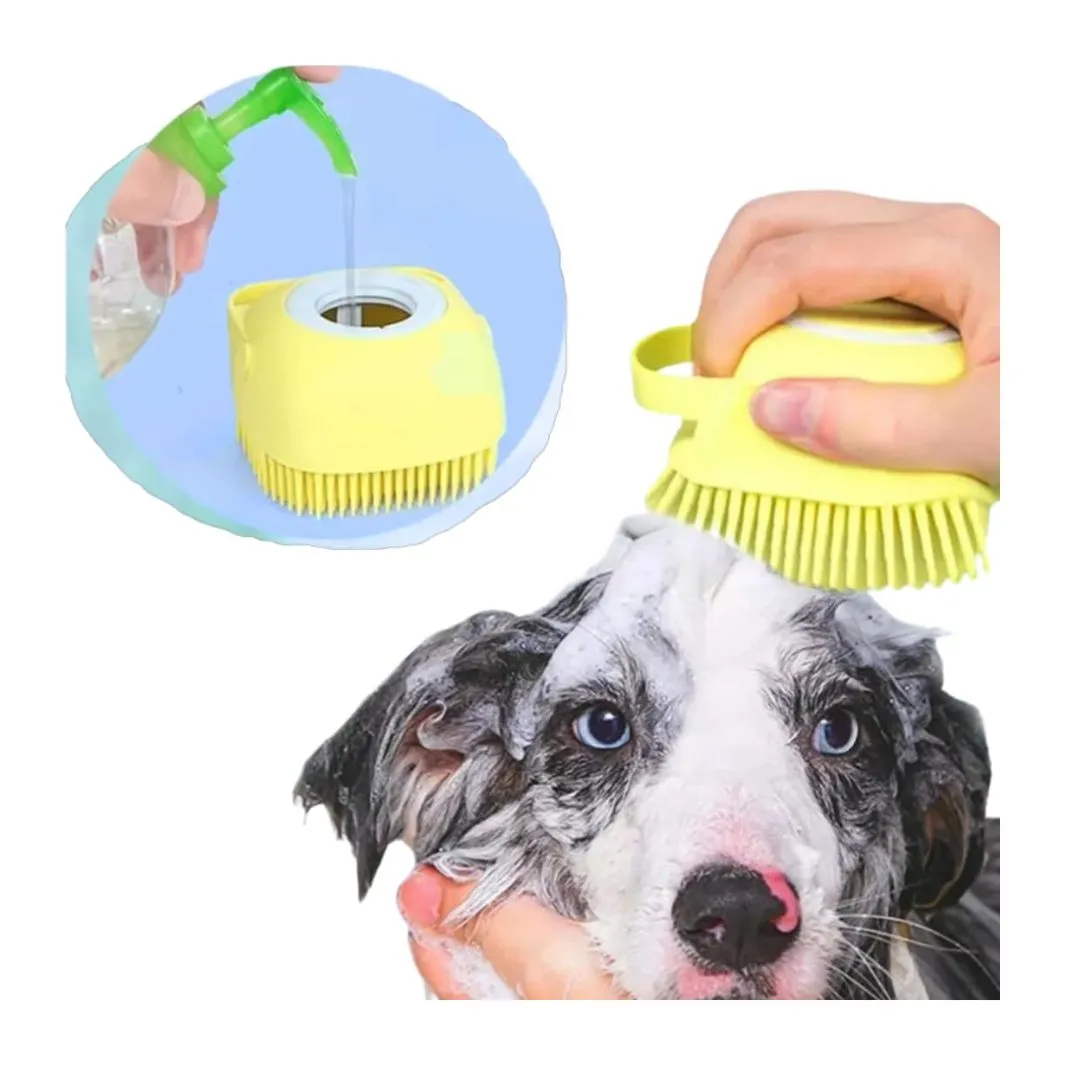 Dog Brush | Dog Bath Brush for Grooming & Bathing, Dog Washing Brush for Labrador, (Multicolor)