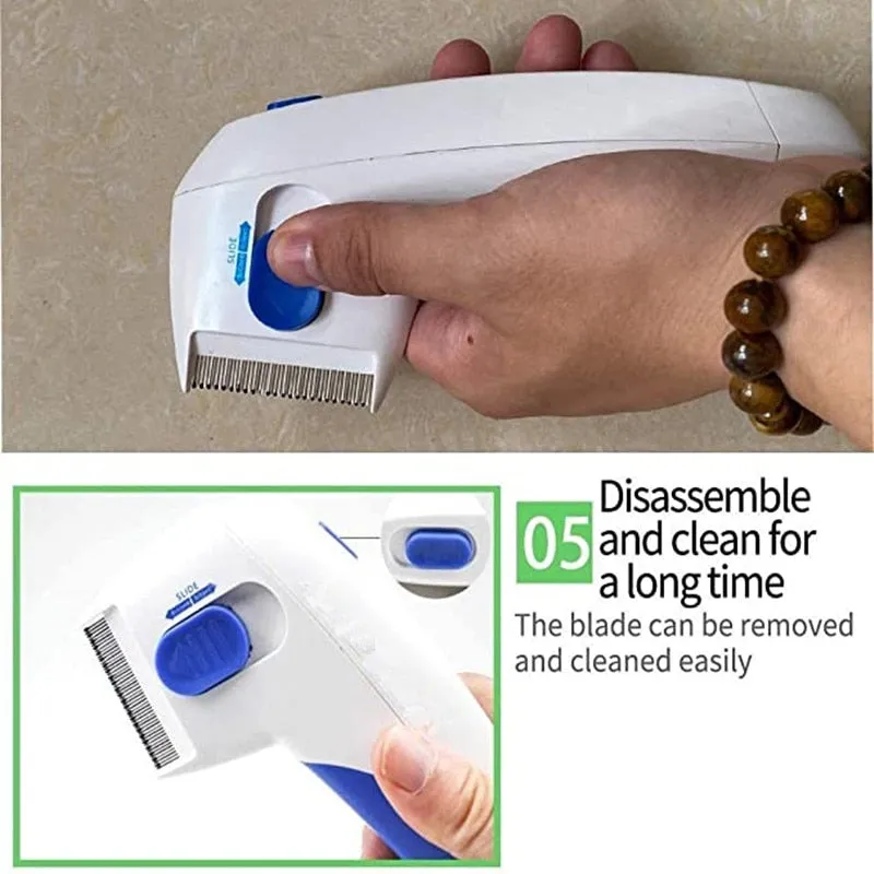 Electric Pet Lice Cleaner Brush