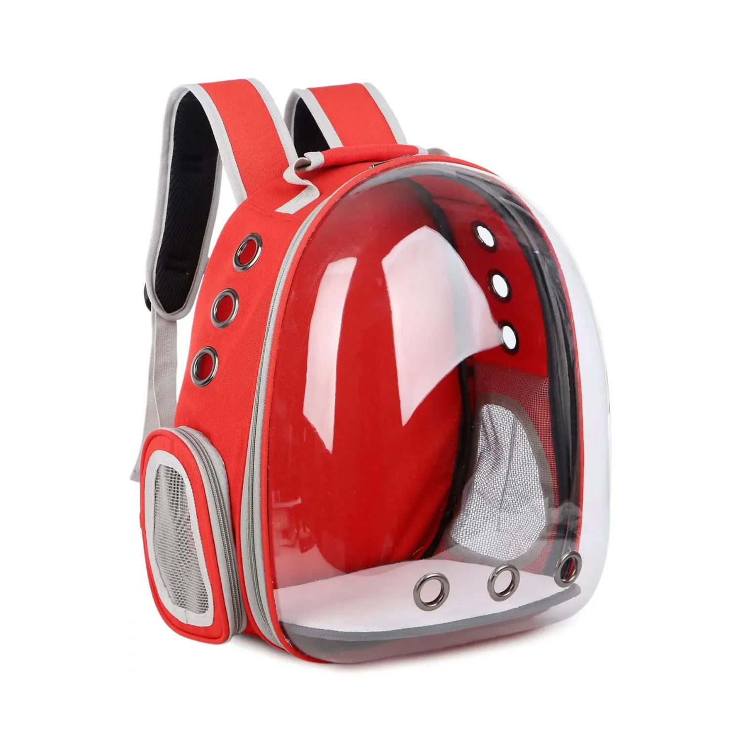 Expandable Waterproof Pet Backpack with Space Capsule Design