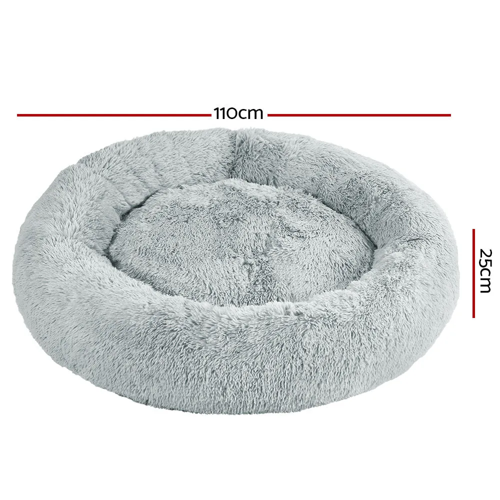 Extra Large 110cm Soft Plush Pet Bed Non-Slip, Washable - i.Pet