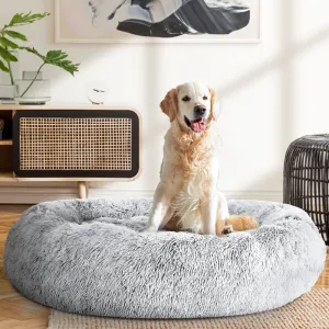 Extra Large Soft Plush Pet Bed Non-Slip Washable i.Pet