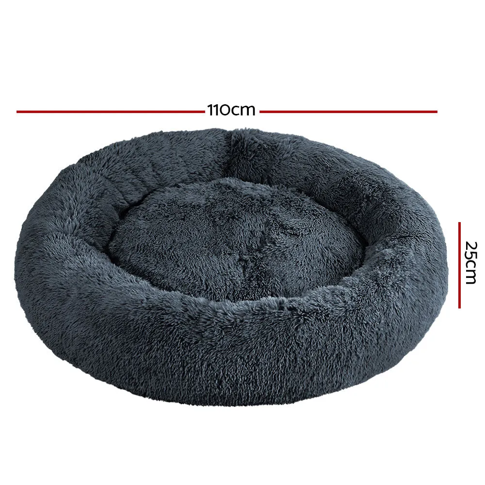 Extra Large Washable Pet Bed - Calming, Soft Plush - i.Pet