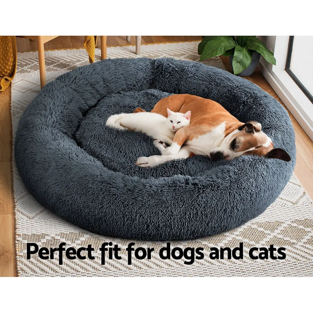 Extra Large Washable Pet Bed - Calming, Soft Plush - i.Pet