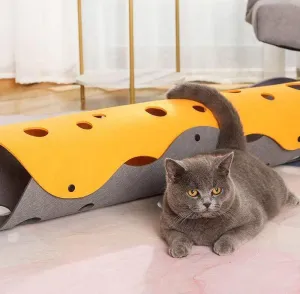 Foldable Cat Multi Tunnel Interactive Toy