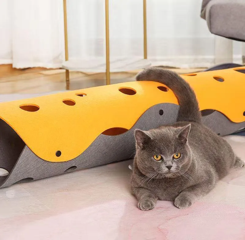 Foldable Cat Multi Tunnel Interactive Toy