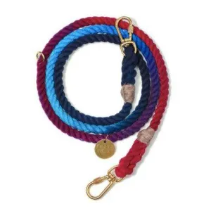 Found My Animal | Original Dark Multi Ombre Cotton Rope Dog Leash