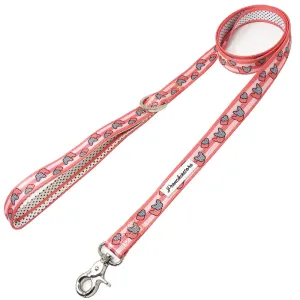 Frenchiestore Luxury Dog Leash | Frenchie Love in Pink