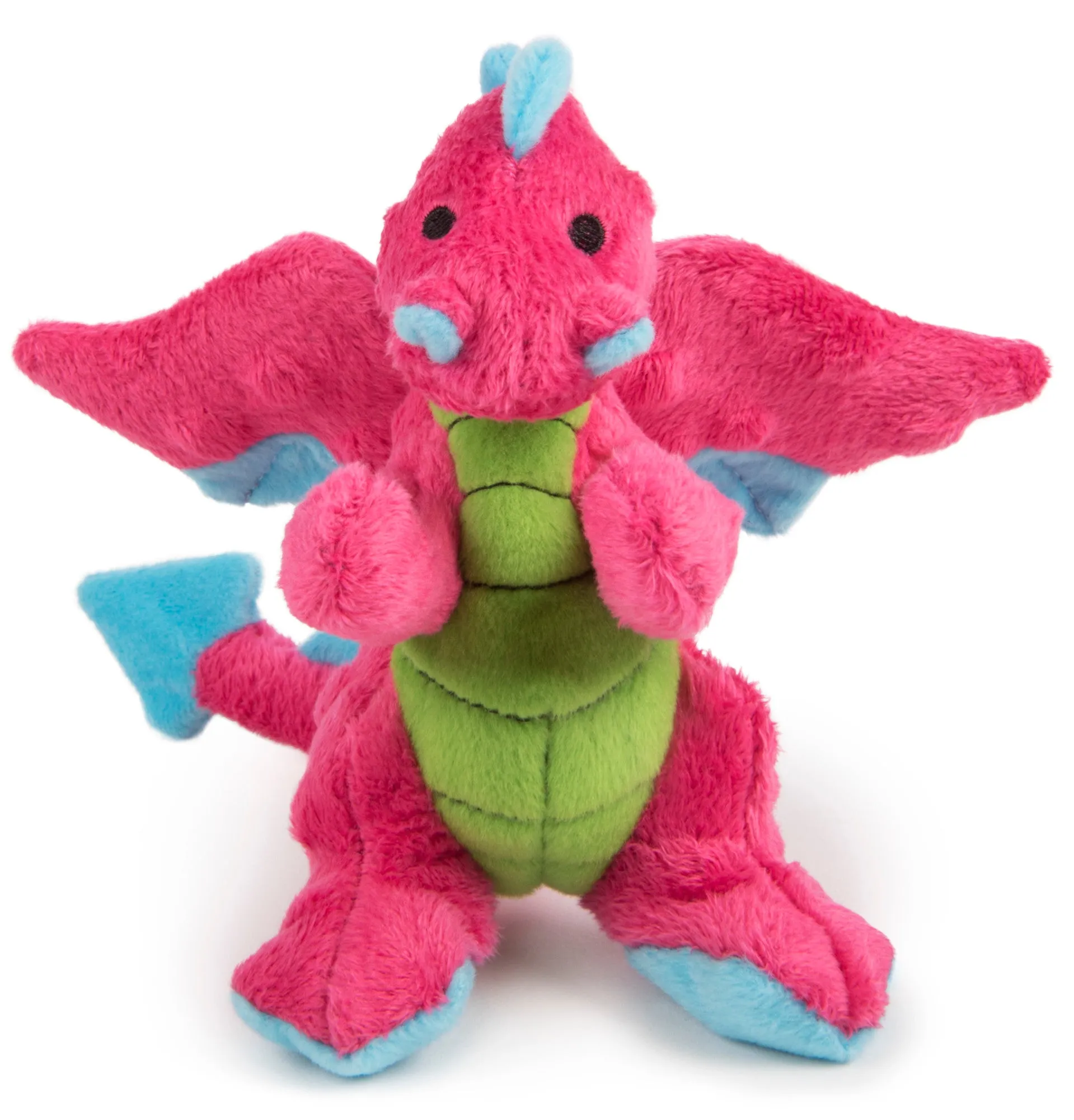 goDog - Dragons Squeaker Plush Pet Dog Toy