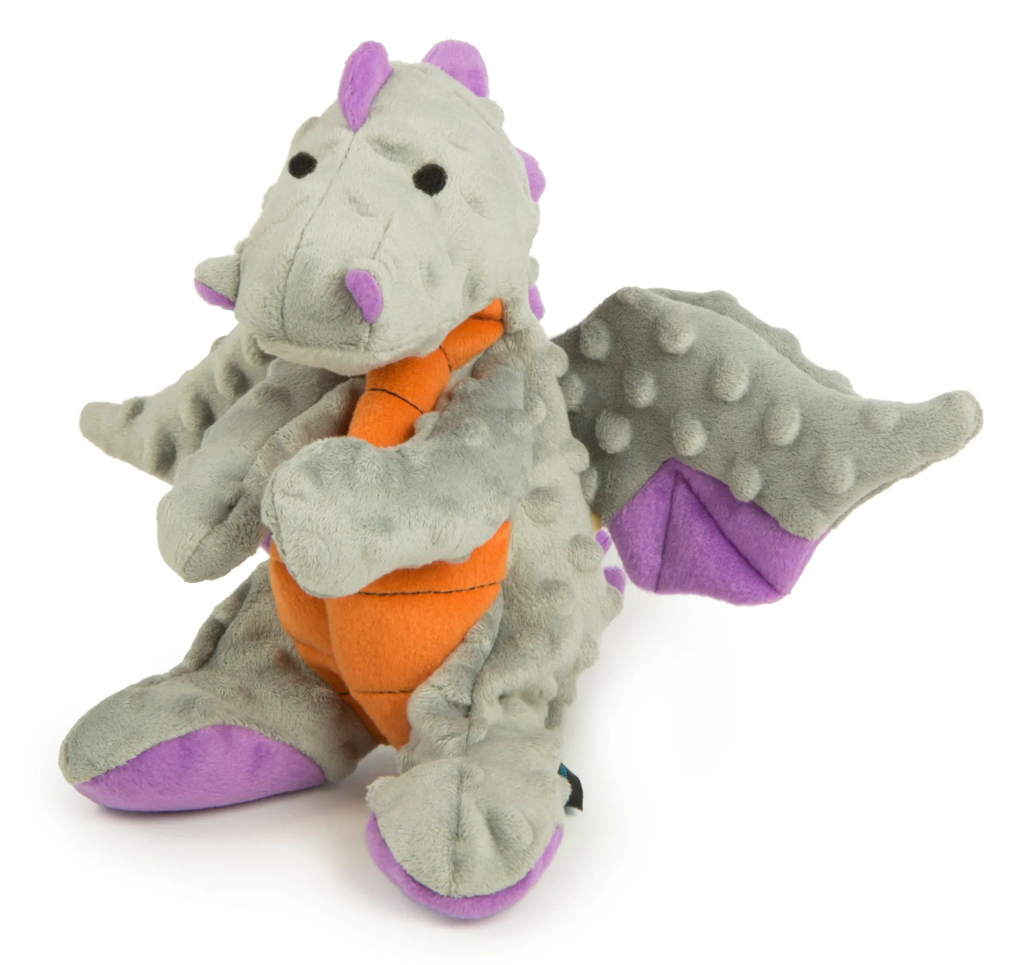 goDog - Dragons Squeaker Plush Pet Dog Toy