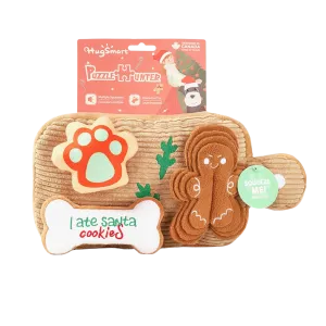 Hugsmart Pet Happy Woofmas Cookie Board Plush Dog Toy