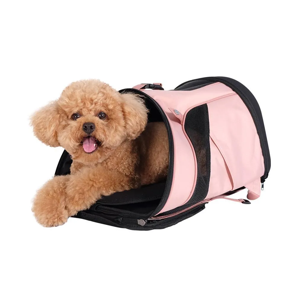 Ibiyaya Ultralight Pro Coral Pink Backpack Pet Carrier