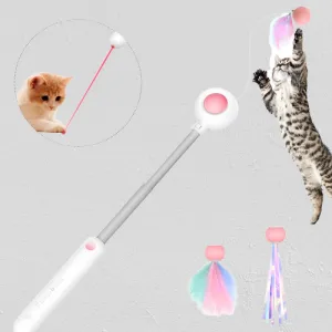 Interactive Cat Teaser Stick Toy