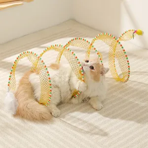 Interactive Pet Foldable Cat Toy Tunnel