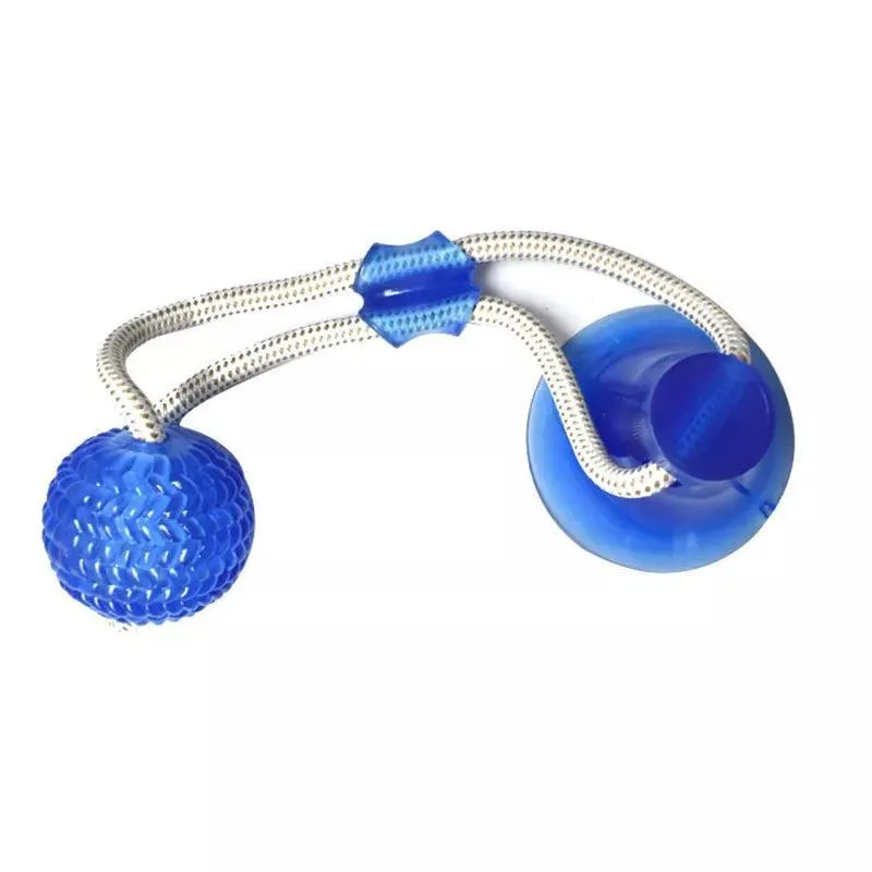 Interactive Suction Cup Dog Toy with TPR Ball