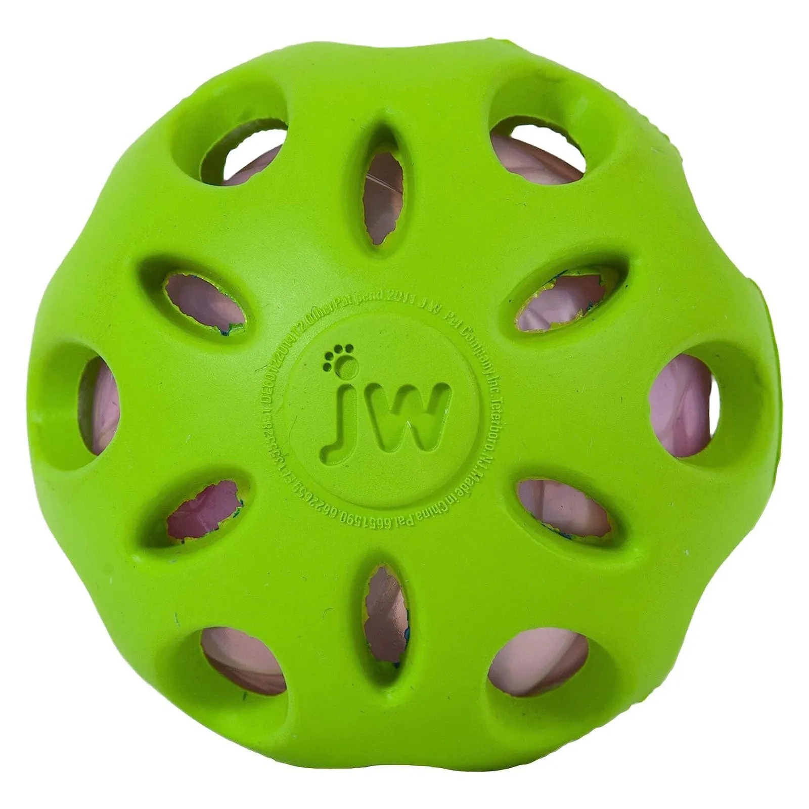 JW Pet Crackle Heads Ball Dog Toy