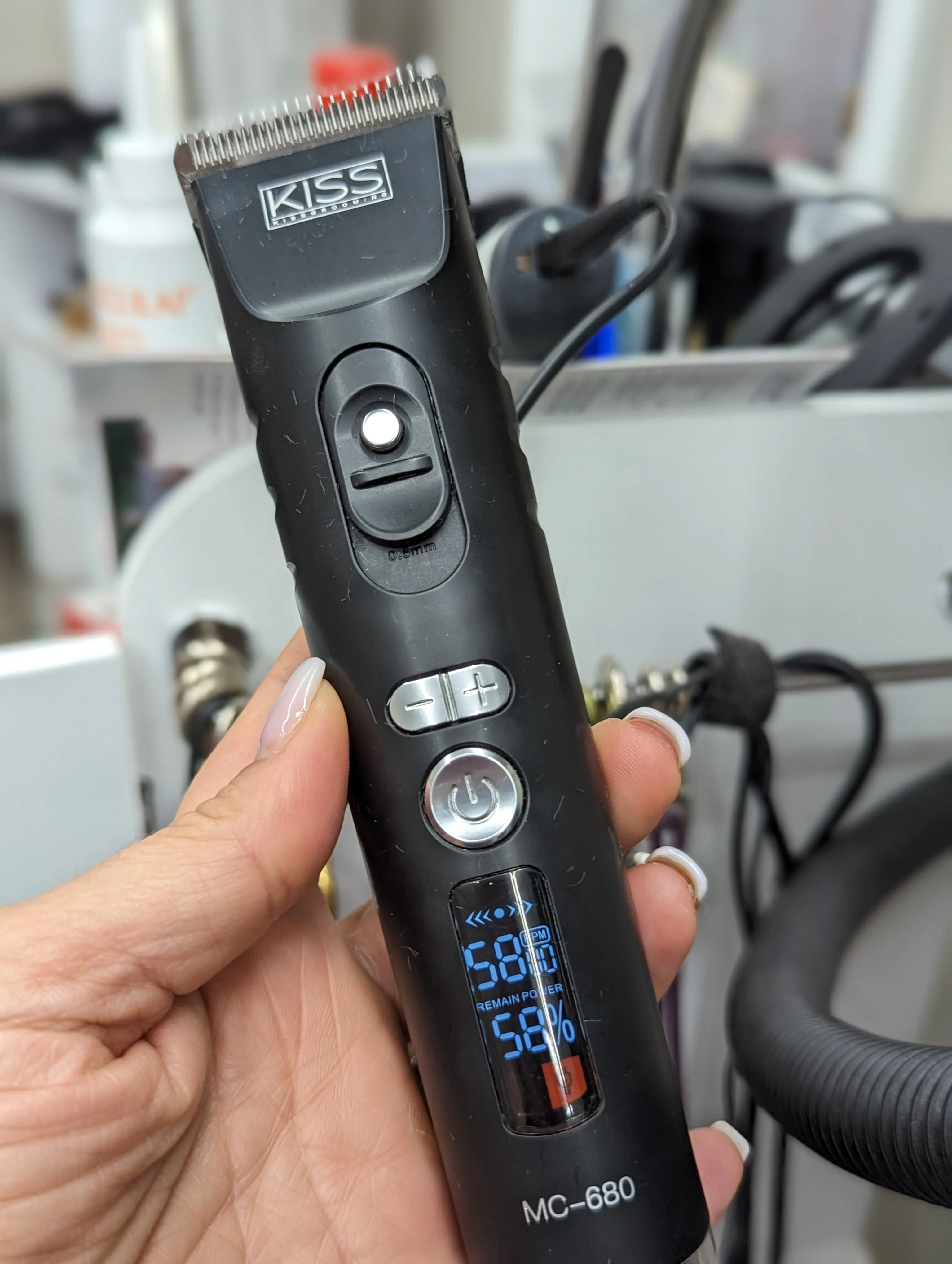 KISS cordless pet clipper