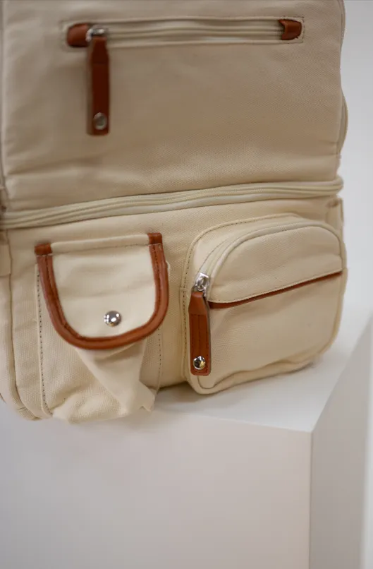 Lila Backpack in Cream