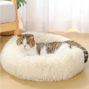 Luxurious Plush Pet Bed - High-Quality Comfort for Dogs and Cats