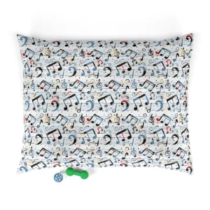 Luxury Pet Bed, feather soft fleece, Music Lovers