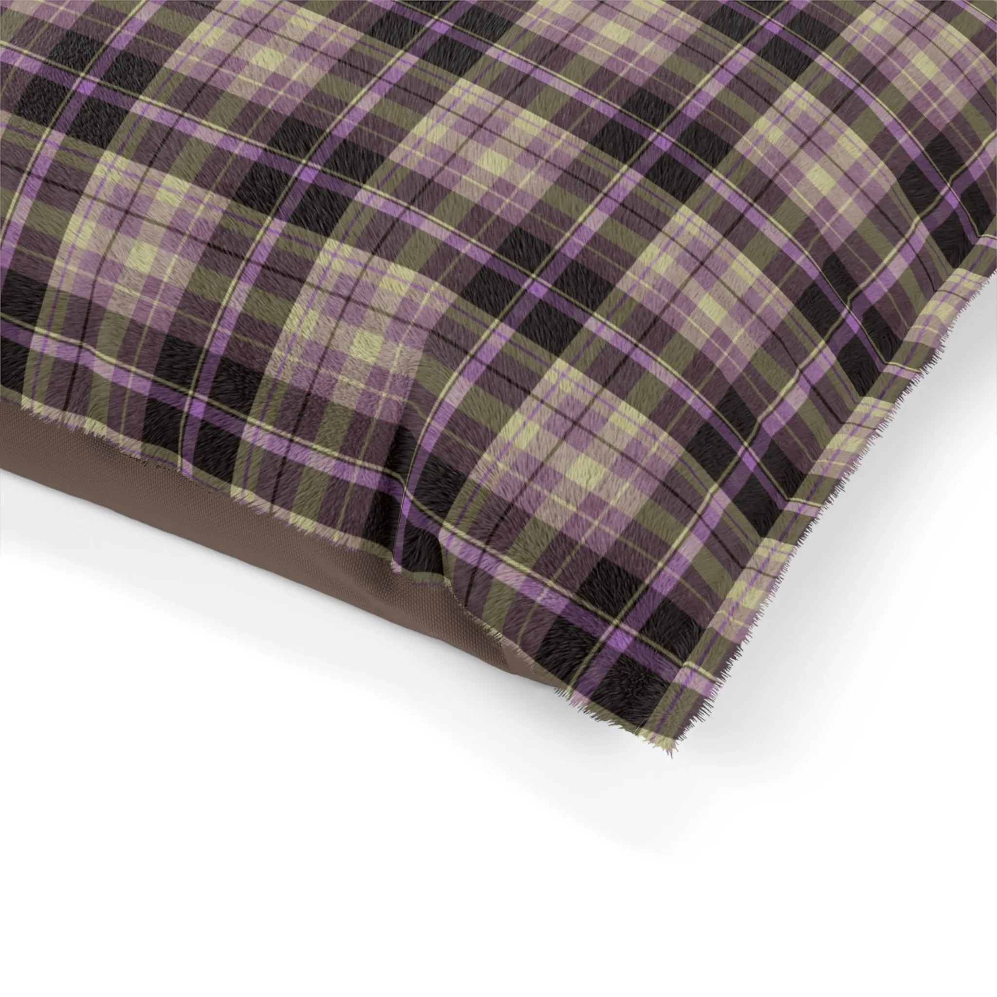 Luxury Pet Bed, feather soft fleece,  Scottish Tartan2