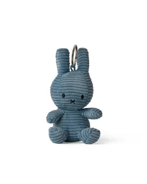 Miffy Keychain Corduroy Aviator Blue 10cm