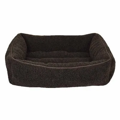 Modern Cuddler Rectangle Dog Bed - M - Boots & Barkley