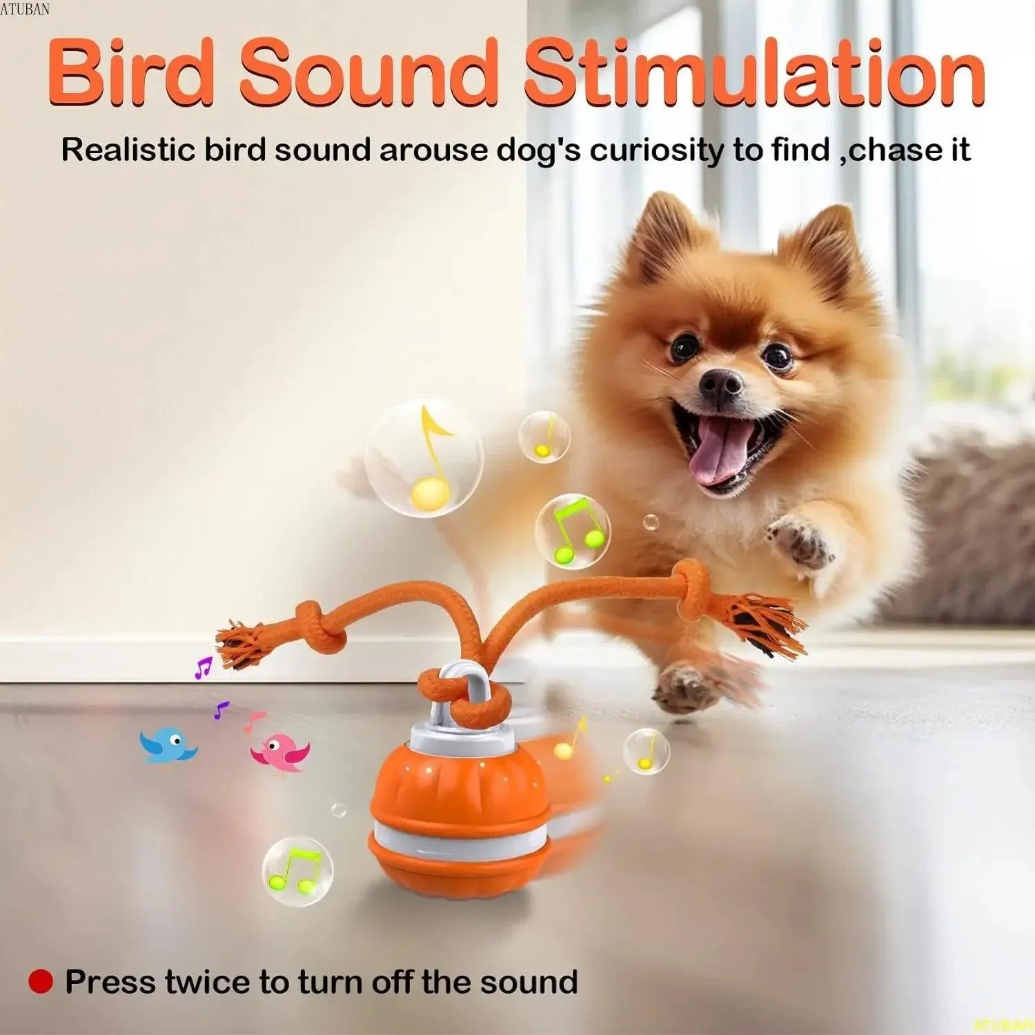 Motion-Activated Interactive Dog Ball Toy