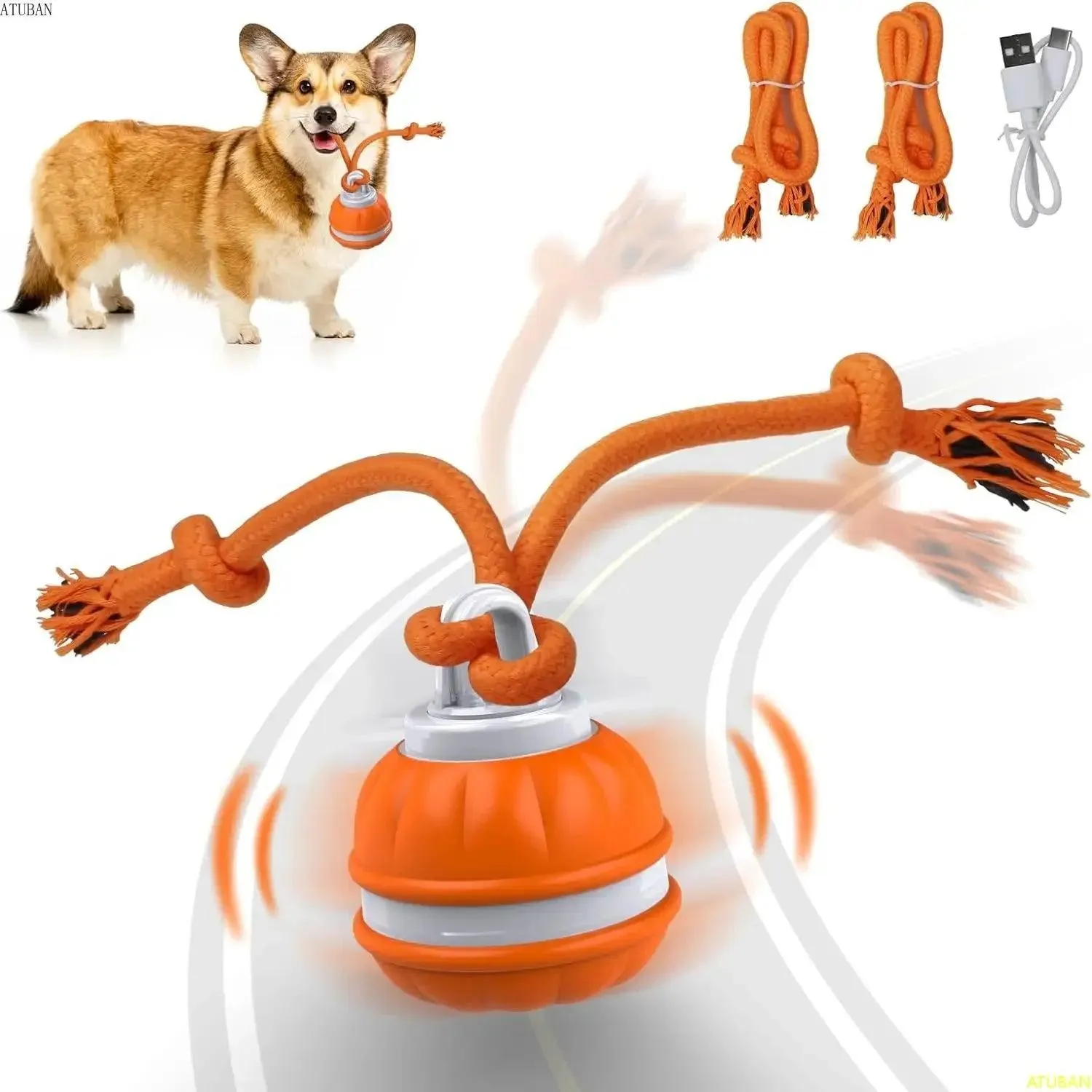 Motion-Activated Interactive Dog Ball Toy