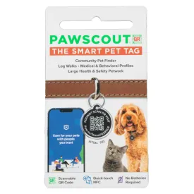 Pawscout QR Smart Pet Tag for Dogs and Cats