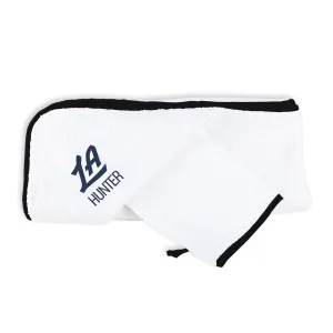 Personalized Los Angeles Clippers LA Hooded Towel & Wash Mitt Set