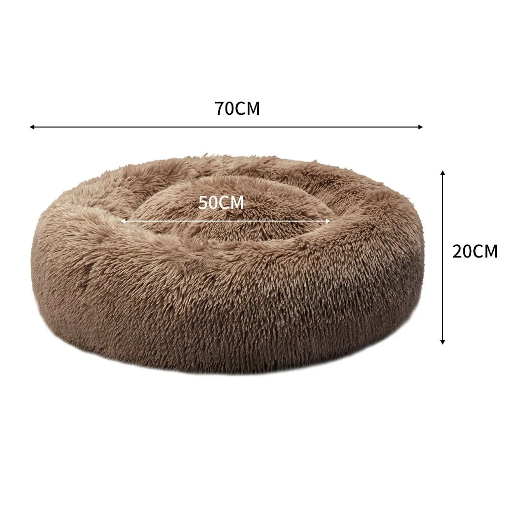 Pet Bed Mattress Dog Beds Bedding Cat Pad Mat Cushion Winter L Brown