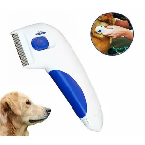 Pet Dog Nit Electric Head Lice Removal Treatment Chemical Eliminate Vacuum Comb