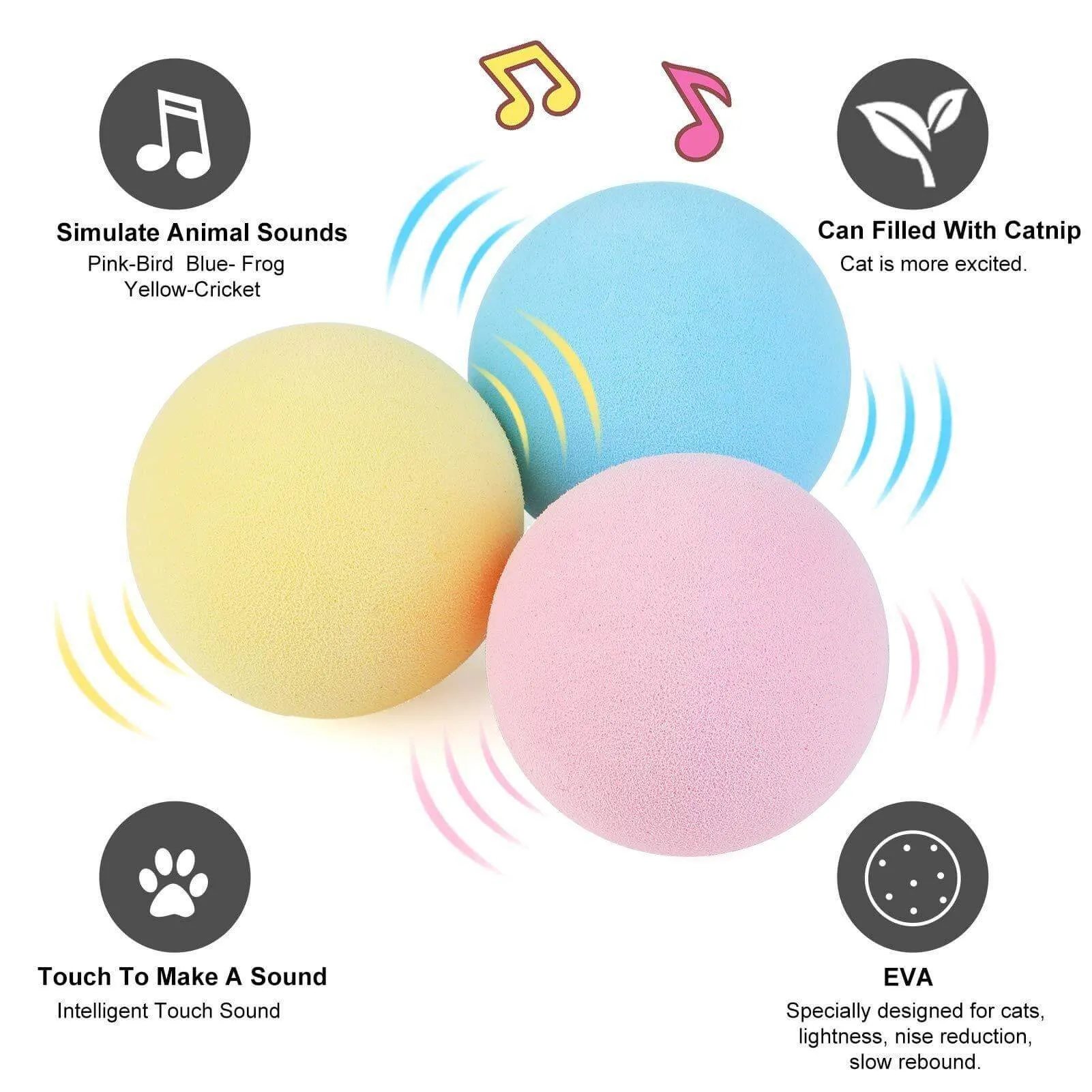 Pet Interactive Training Sound Ball